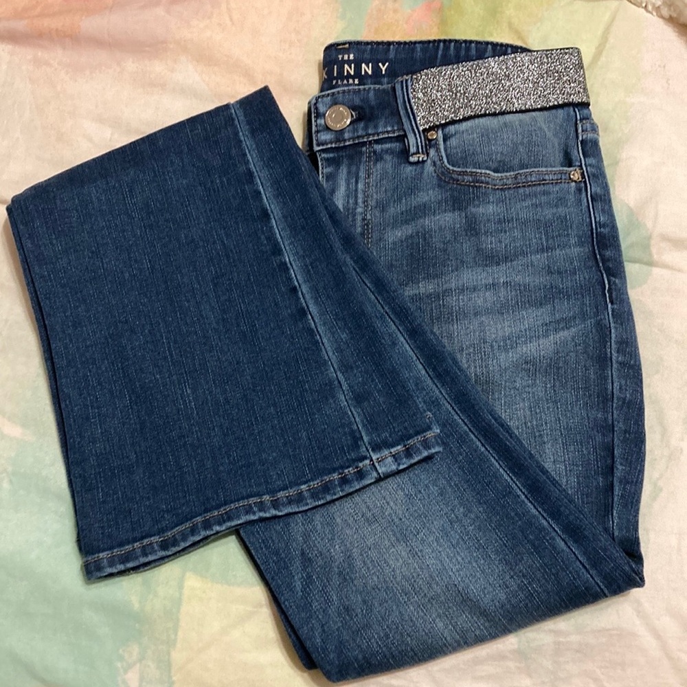 White House | Black Market skinny flare jeans